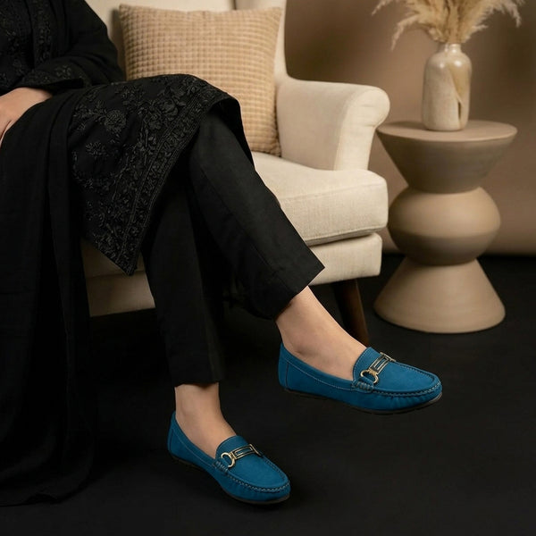 Clara Pump Blue
