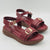 Solis Sandals Maroon