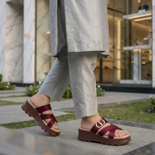 Vela PU Sole Maroon