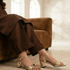 Amara Heels Golden